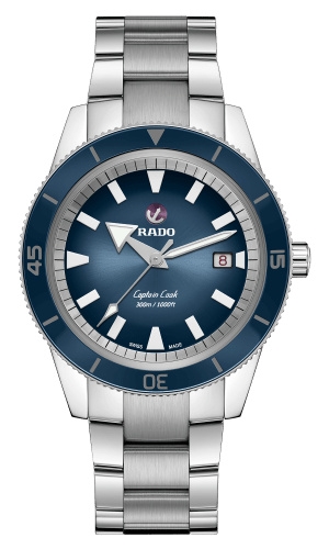Rado R32105203 : HyperChrome Captain Cook 42 Stainless Steel / Blue / Bracelet