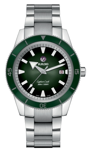 Rado R32105313 : HyperChrome Captain Cook 42 Stainless Steel / Blue / Bracelet