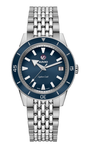 Rado R32500203 : HyperChrome Captain Cook 37 Blue / Bracelet
