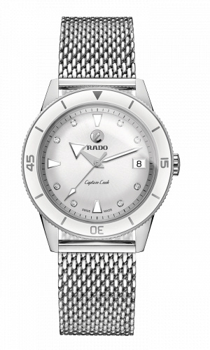 Rado R32500703 : HyperChrome Captain Cook 37 White / Mesh
