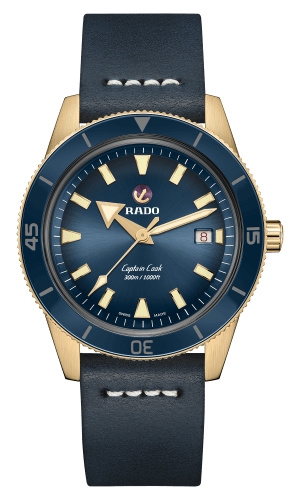 Rado R32504205 : HyperChrome Captain Cook 42 Bronze / Blue