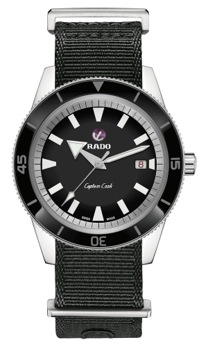 Rado R32505158 : HyperChrome Captain Cook 42 Stainless Steel / Black