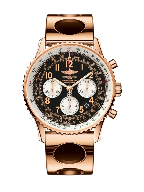Breitling RB012012/BB07/220R : Navitimer 01 43 Red Gold / Black Arabic / Air Racer