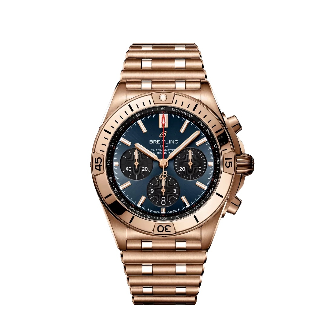 Breitling RB01343A1C1R1 : Chronomat B01 42 Super Bowl LVIII / Rouleaux