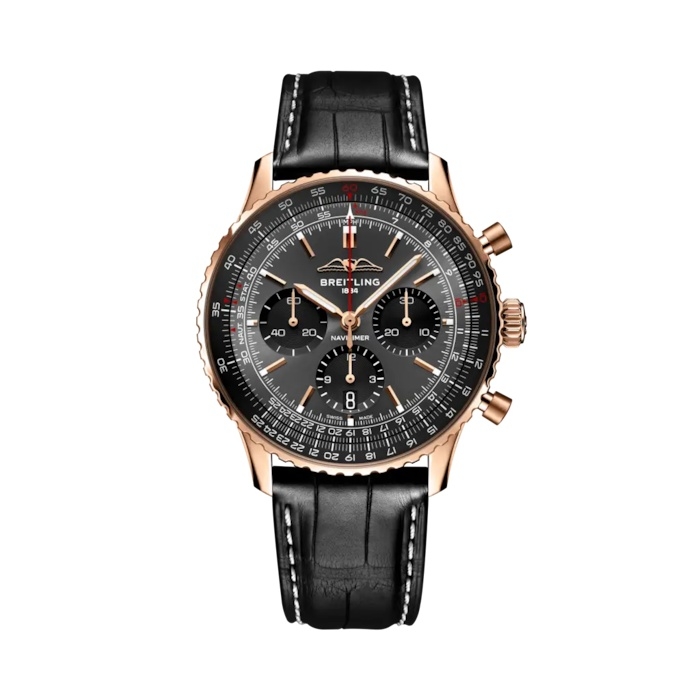 Breitling RB0138A11B1P1 : Navitimer B01 Chronograph 43 Red Gold / Germany