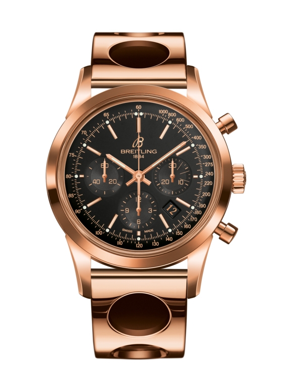 Breitling RB015212.BB16.220R : Transocean Chronograph Red Gold / Black / Air Racer