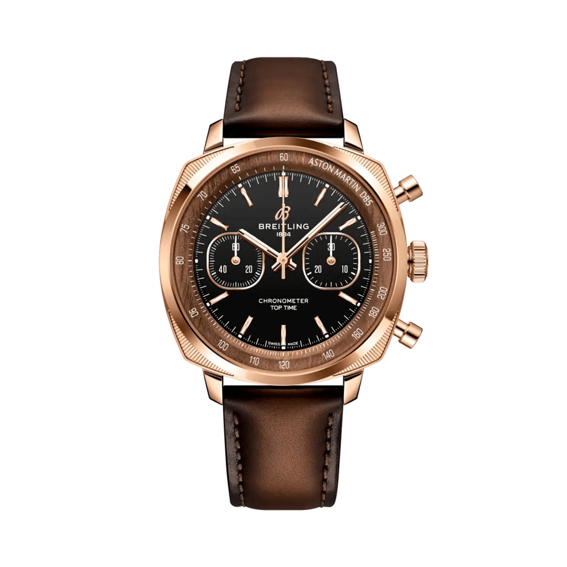 Breitling RB0178131B1X1 : Premier Top Time B01 Tribute to Aston Martin DB5 Red Gold