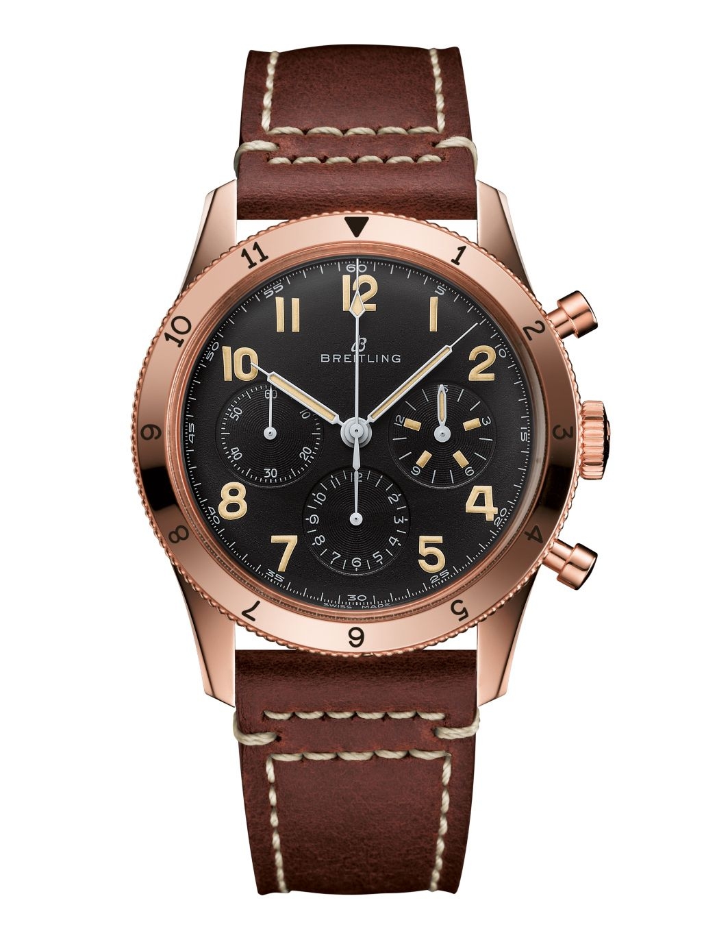 Breitling RB0920131B1X1 : AVI Ref. 765 1953 Re-Edition Pink Gold