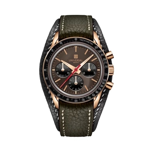 Universal Geneve RU281121Q1X1 : Universal Genève Tribute to Compax Red Gold / Brown