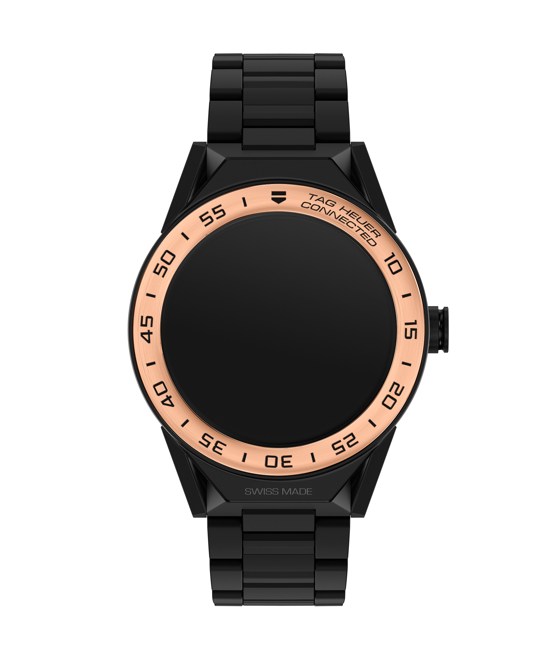 TAG Heuer SBF8A5000.80BH0933 : Carrera Connected Modular 45 Black Titanium / Rose Gold / Ceramic Bracelet