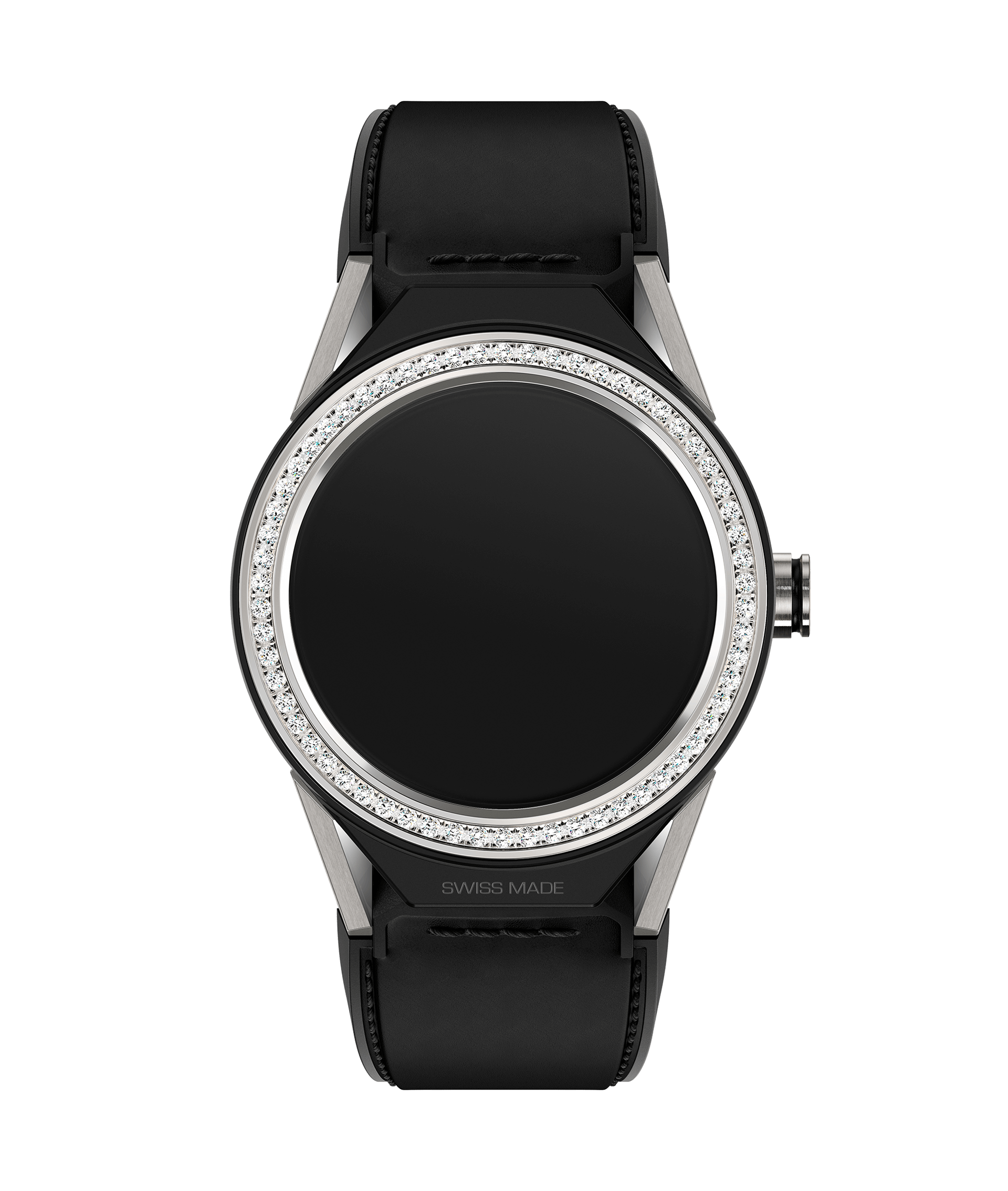 TAG Heuer SBF8A8011.11FT6079 : Carrera Connected Modular 45 Titanium / Diamond / Black Calf