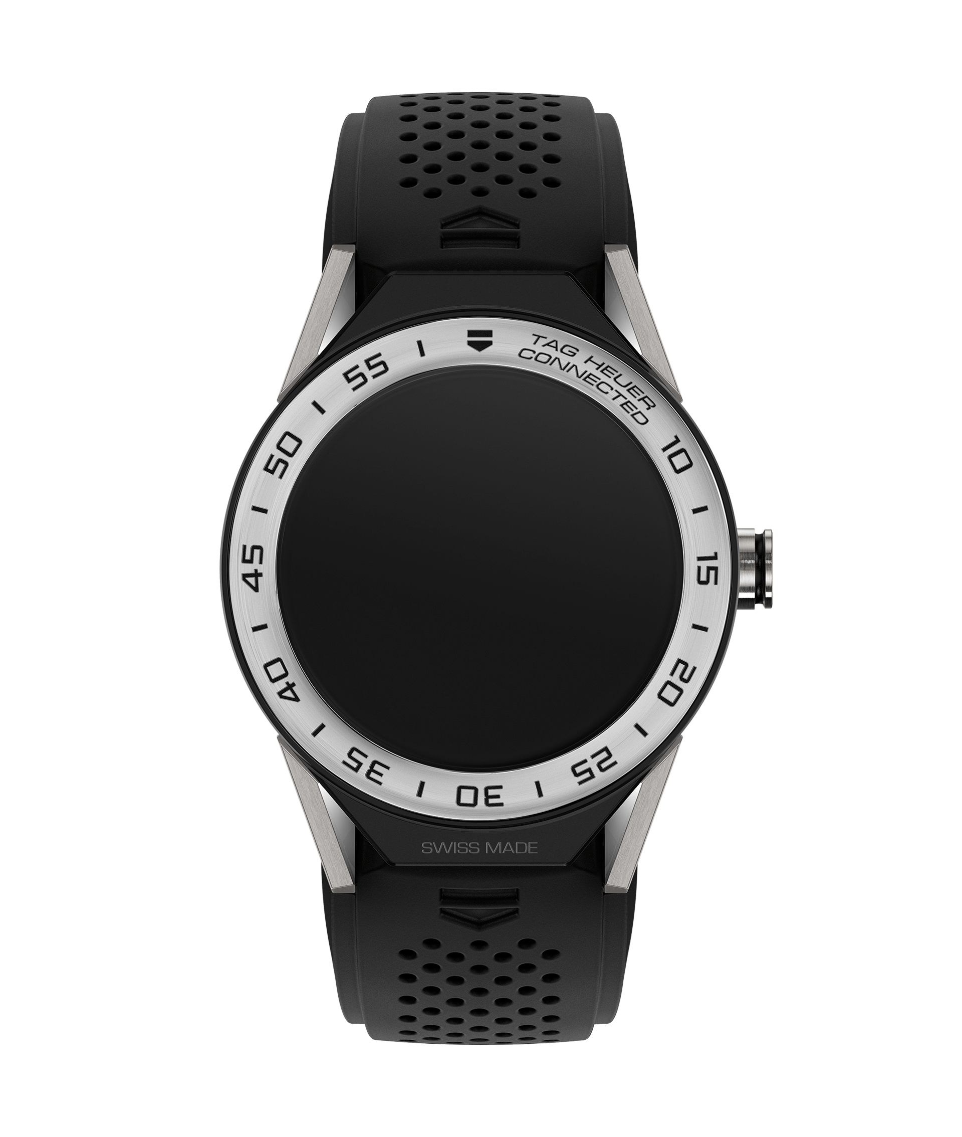 TAG Heuer SBF8A8014.11FT6076 : Carrera Connected Modular 45 Titanium / Stainless Steel / Black Rubber