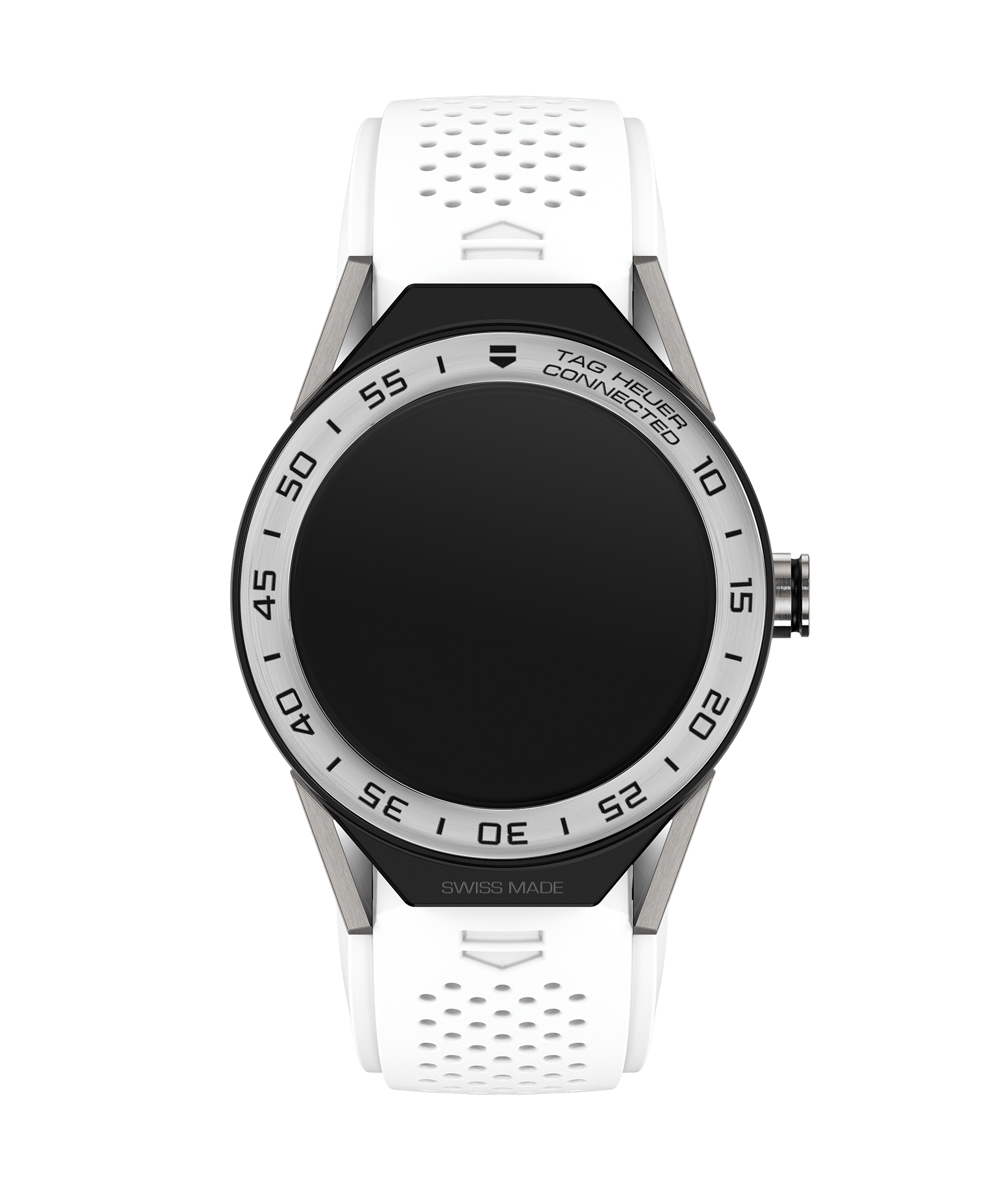 TAG Heuer SBF8A8014.11FT6103 : Carrera Connected Modular 45 Titanium / Stainless Steel / White Rubber