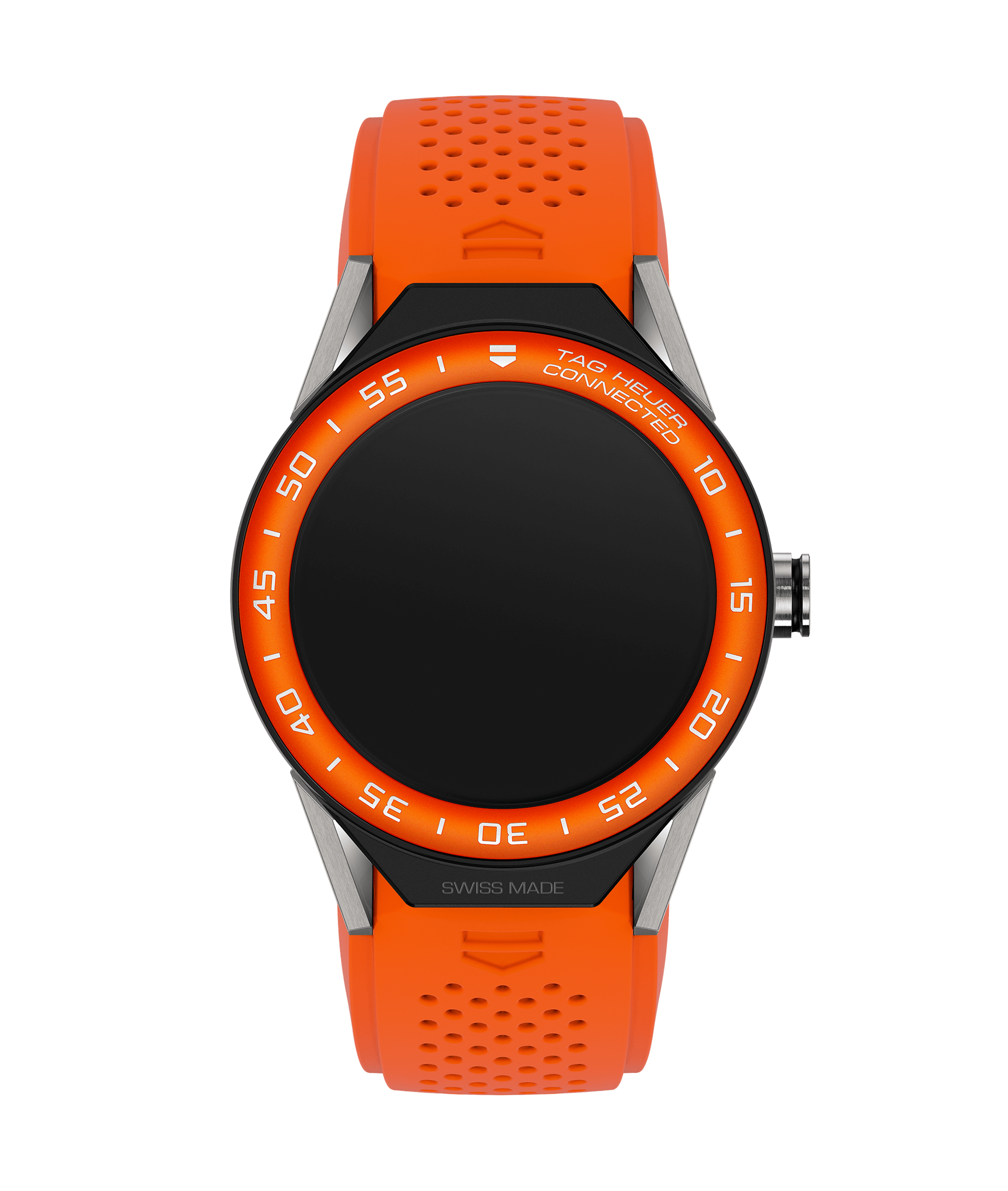 TAG Heuer SBF8A8016.11FT6081 : Carrera Connected Modular 45 Titanium / Orange Aluminum / Orange Rubber