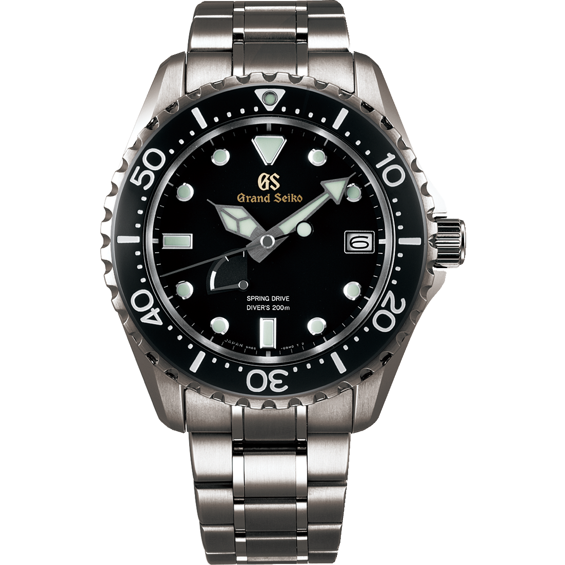Grand Seiko SBGA231 : Spring Drive 200 m Diver's Titanium / Black / Bracelet