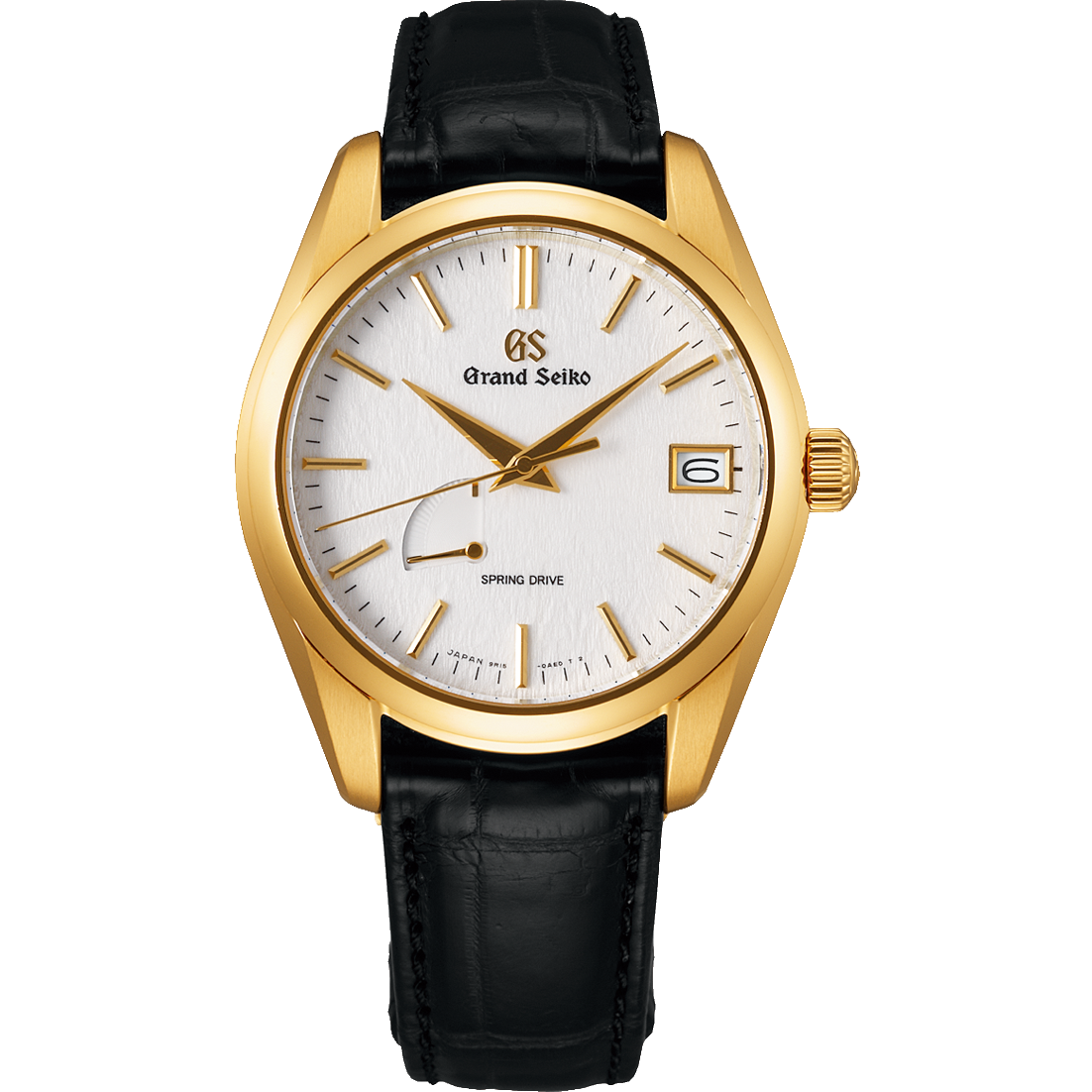 Grand Seiko SBGA290 : Spring Drive Yellow Gold / Snowflake / Strap