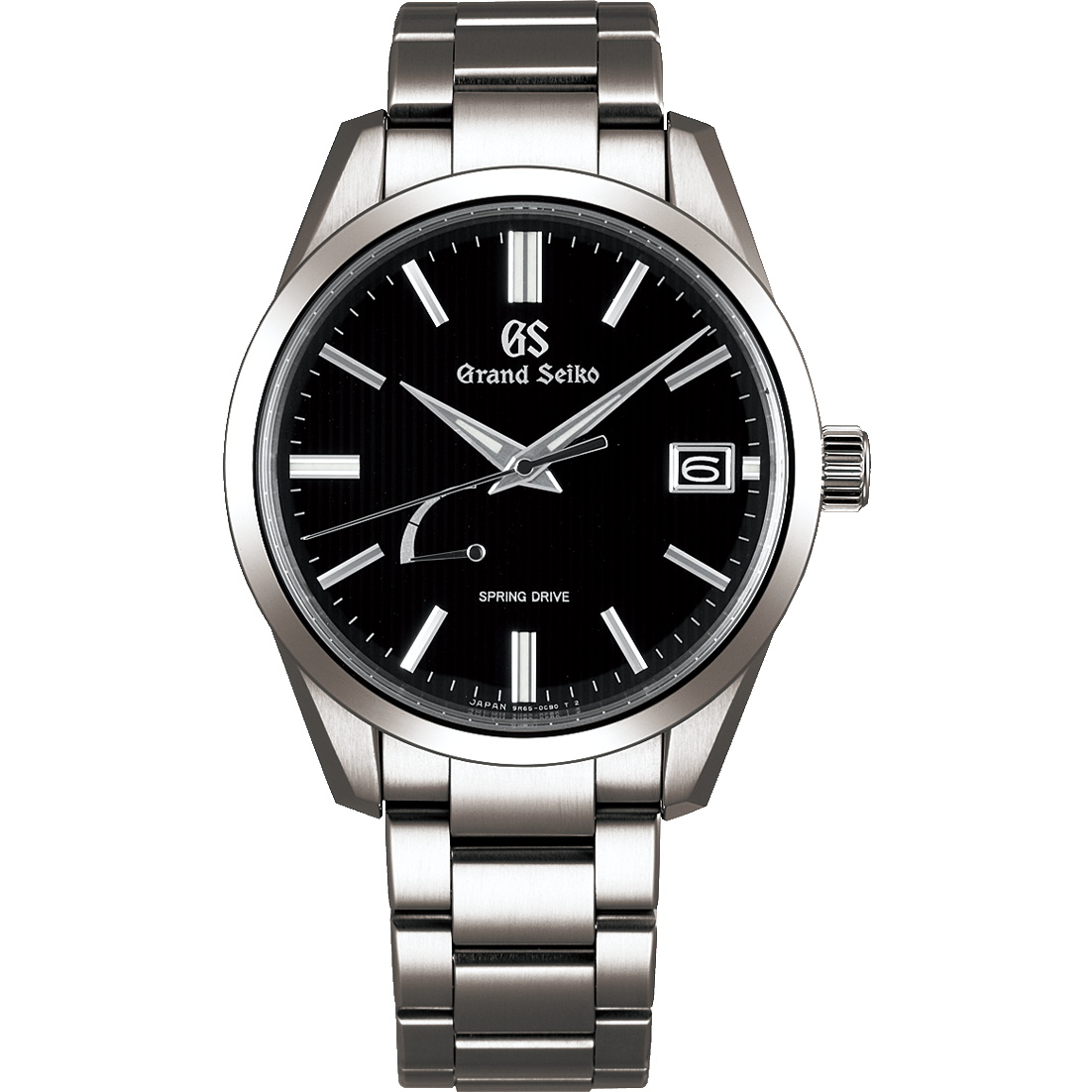 Grand Seiko SBGA349 : Spring Drive Titanium / Black / Bracelet