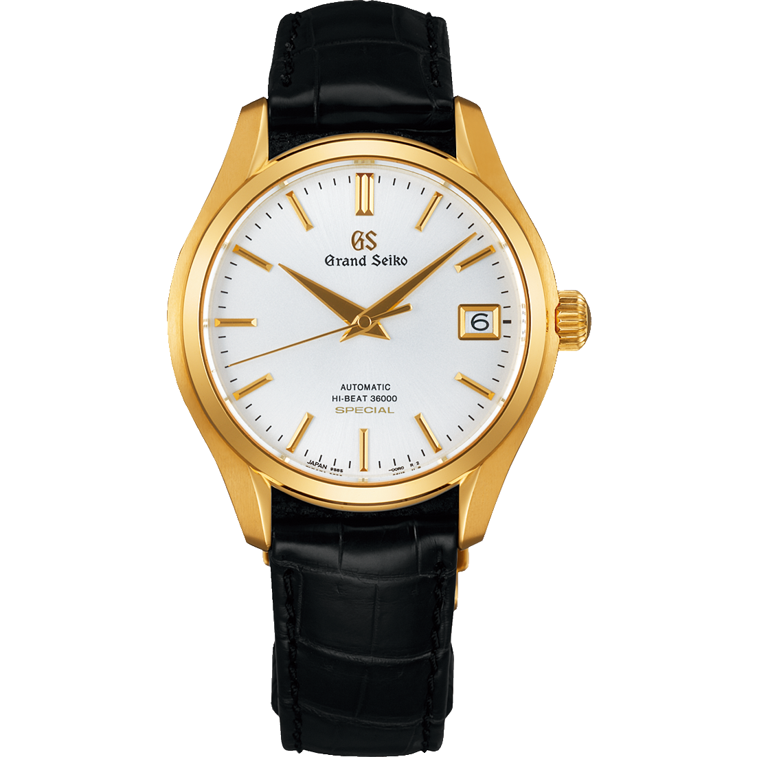Grand Seiko SBGH220 : Automatic Hi Beat 36000 Special Yellow Gold / White / Strap