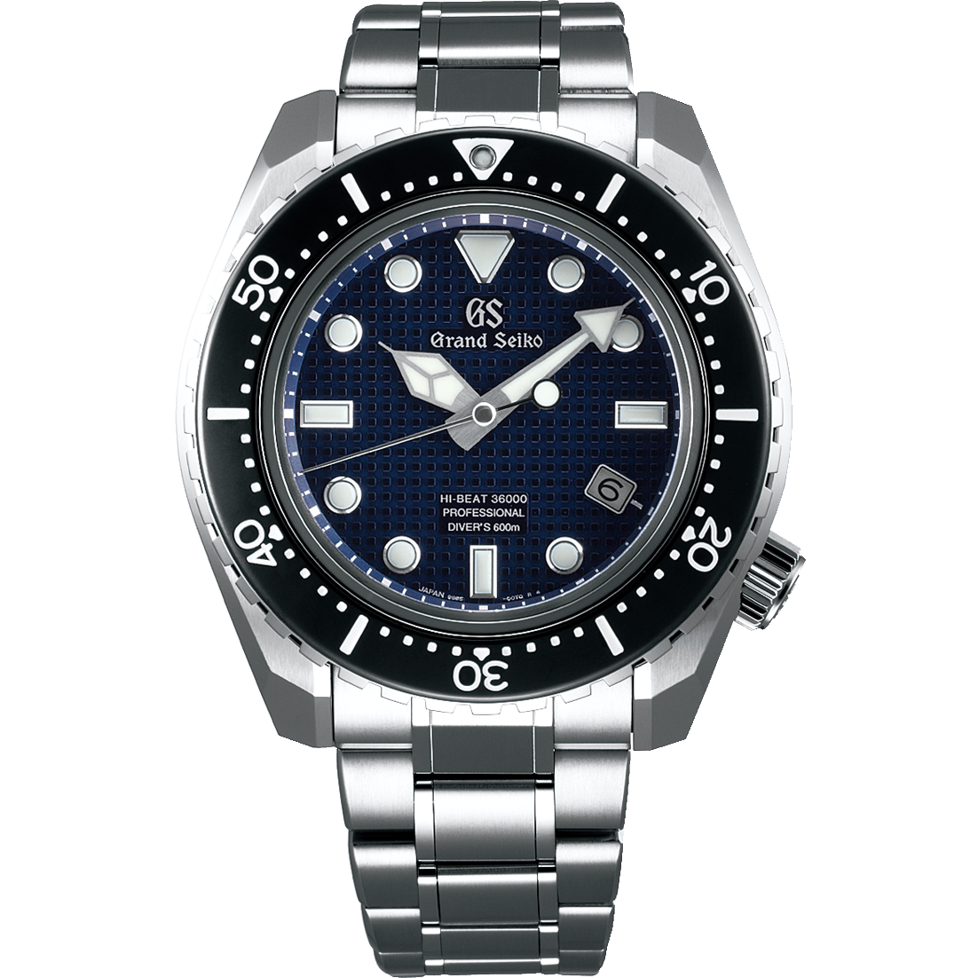 Grand Seiko SBGH257 : Automatic Hi-Beat 36000 Professional 600 m Diver's Titanium / Blue / Bracelet / Limited Edition