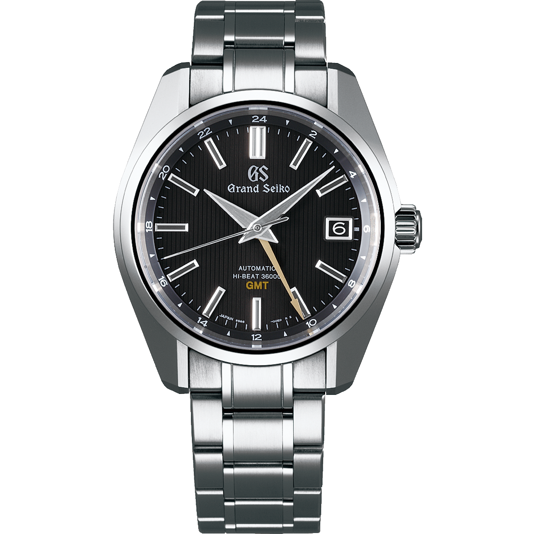 Grand Seiko SBGJ213 : Automatic Hi Beat 36000 GMT Titanium / Black / Bracelet