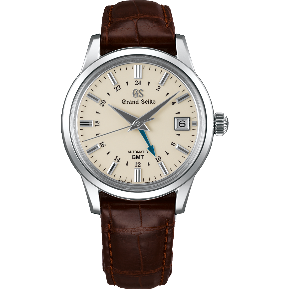 Grand Seiko SBGM221 : Automatic Hi Beat 36000 GMT Stainless Steel / Silver / Strap