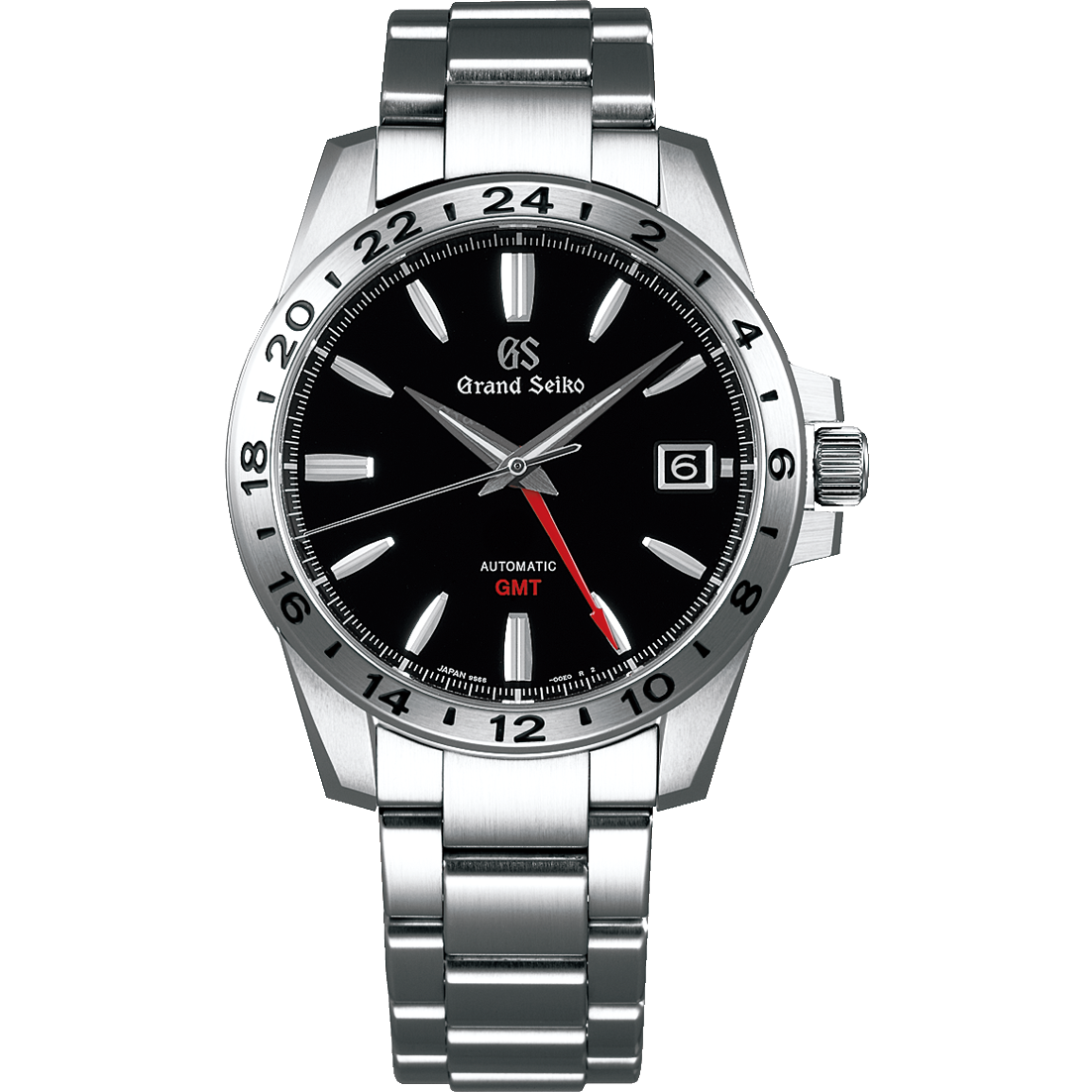Grand Seiko SBGM227 : Automatic GMT Stainless Steel / Black / Bracelet