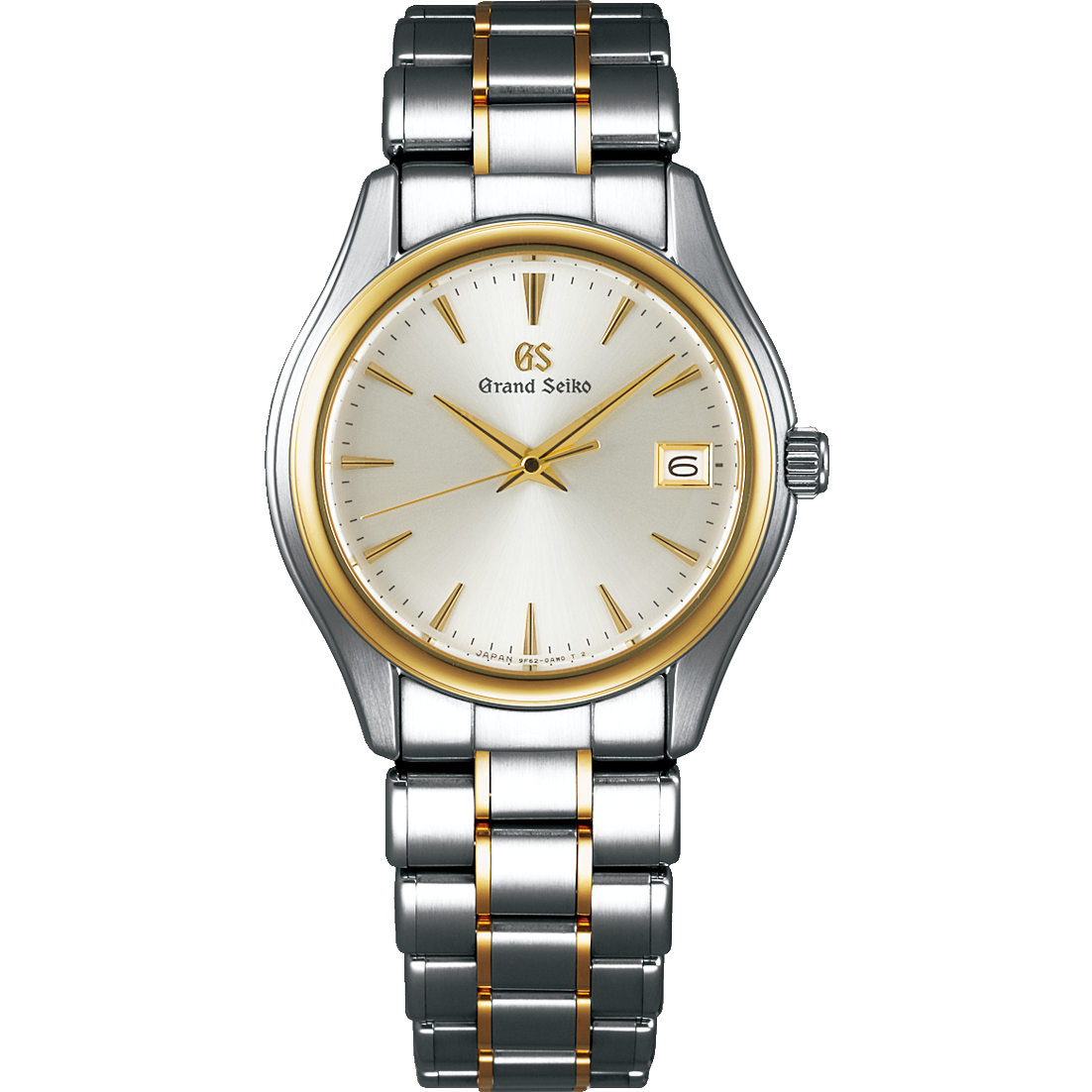 Grand Seiko SBGX202 : Quartz Date Stainless Steel / Yellow Gold / Silver / Bracelet