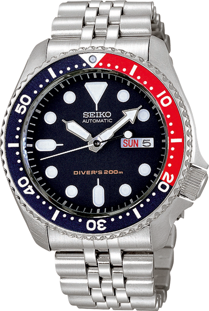 Seiko SKX009K2 : Seiko SKX009 Black / Stainless Steel