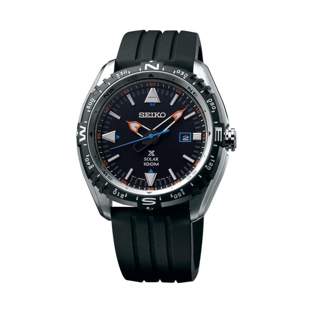 Seiko SNE423P1 : Prospex Land SNE423P1 Stainless Steel / Black / Strap