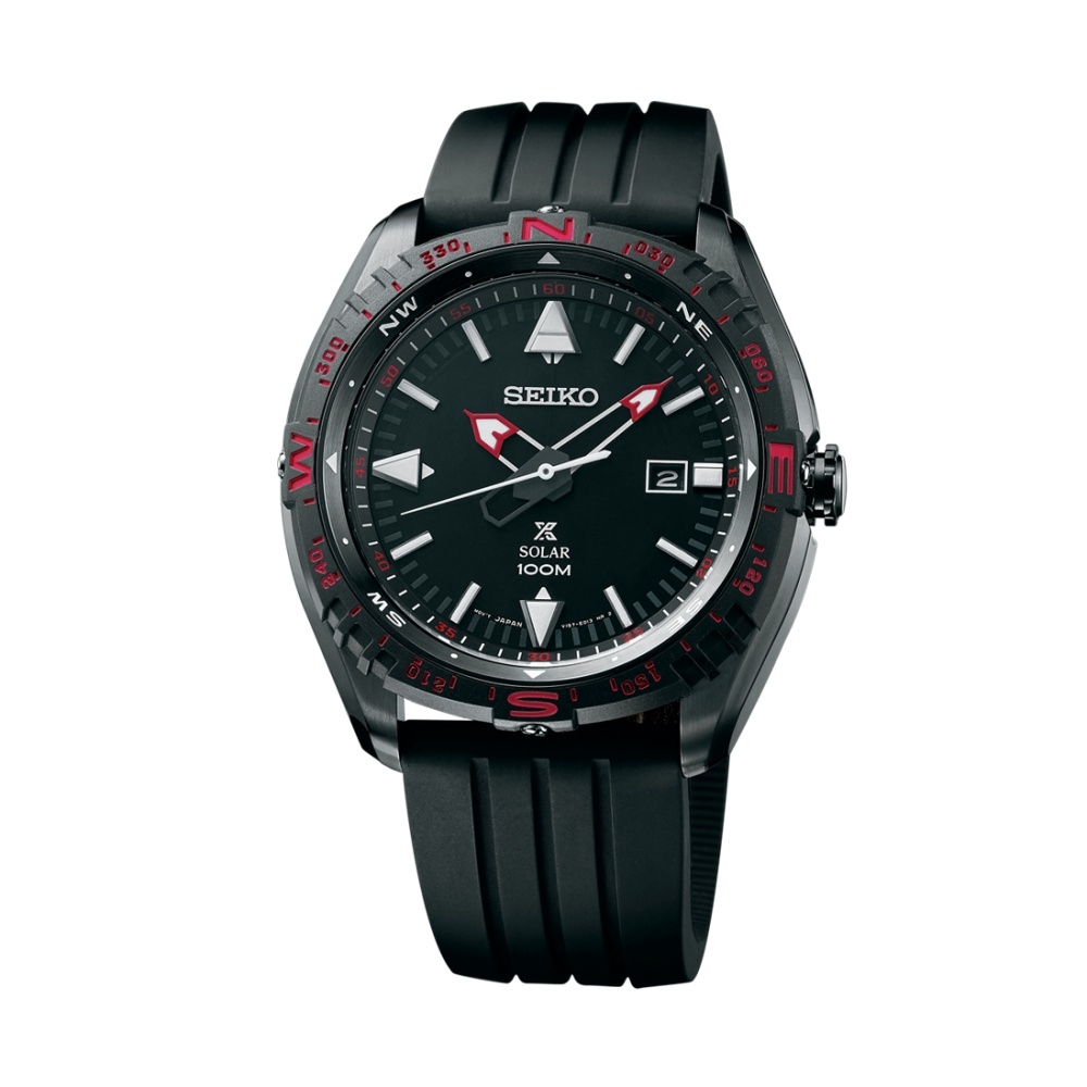 Seiko SNE425P1 : Prospex Land SNE425P1 Stainless Steel / Black / Strap