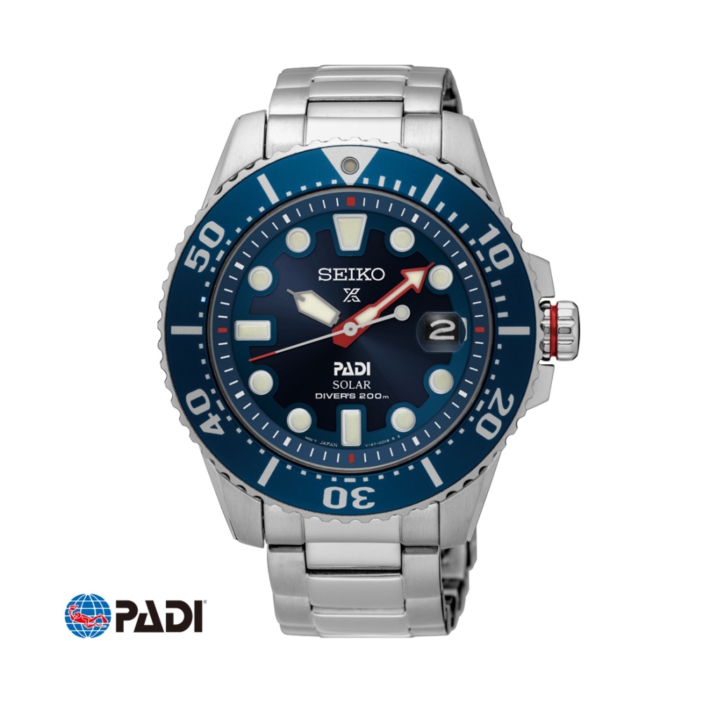 Seiko SNE435P1 : Prospex Diver SNE435P1 Stainless Steel / Blue