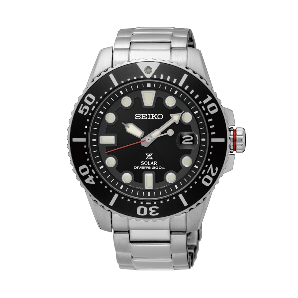 Seiko SNE437P1 : Prospex Diver SNE437P1 Stainless Steel / Black