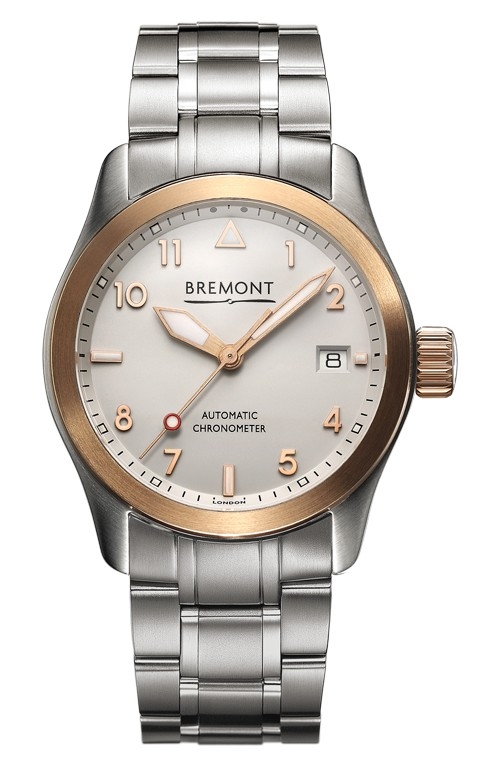 Bremont Solo37RGBr : Solo 37 Two Tone Bracelet