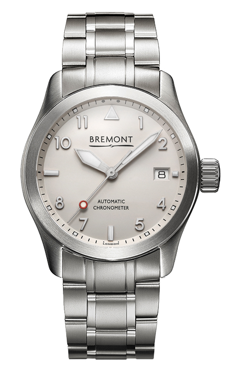 Bremont Solo37SiBr : Solo 37 Silver Bracelet