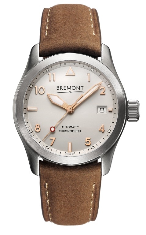 Bremont Solo37SiRg : Solo 37 Silver / Gold Numerals