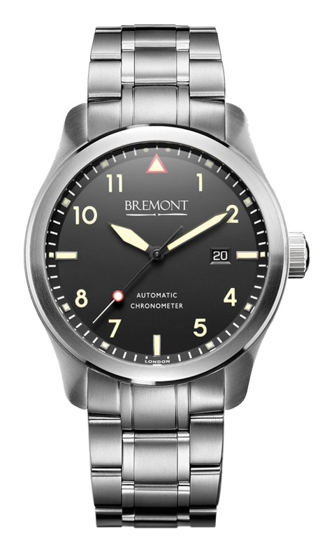 Bremont SOLOCrBr : Solo Black Cream Bracelet
