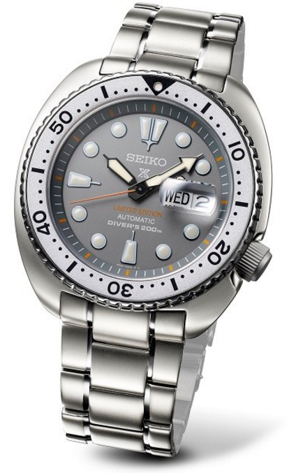 Seiko SRPA19 : Prospex Diver Turtle Stainless Steel / Grey / Bracelet / Zimbe
