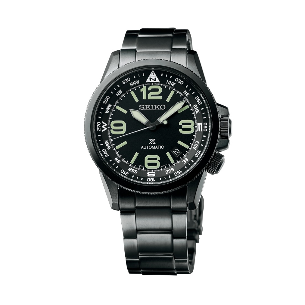 Seiko SRPA73K1 : Prospex Land SRPA73K1 Stainless Steel / Black / Bracelet