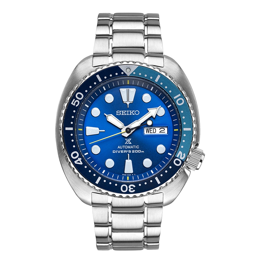 Seiko SRPB11 : Prospex Diver Turtle Stainless Steel / Blue Lagoon / Bracelet