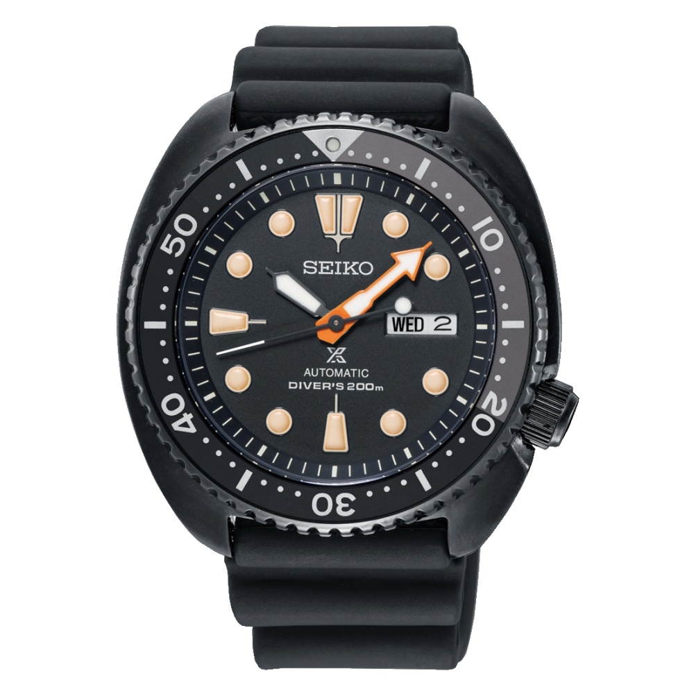 Seiko SRPC49 : Prospex Diver Turtle Stainless Steel / Black / Black Series