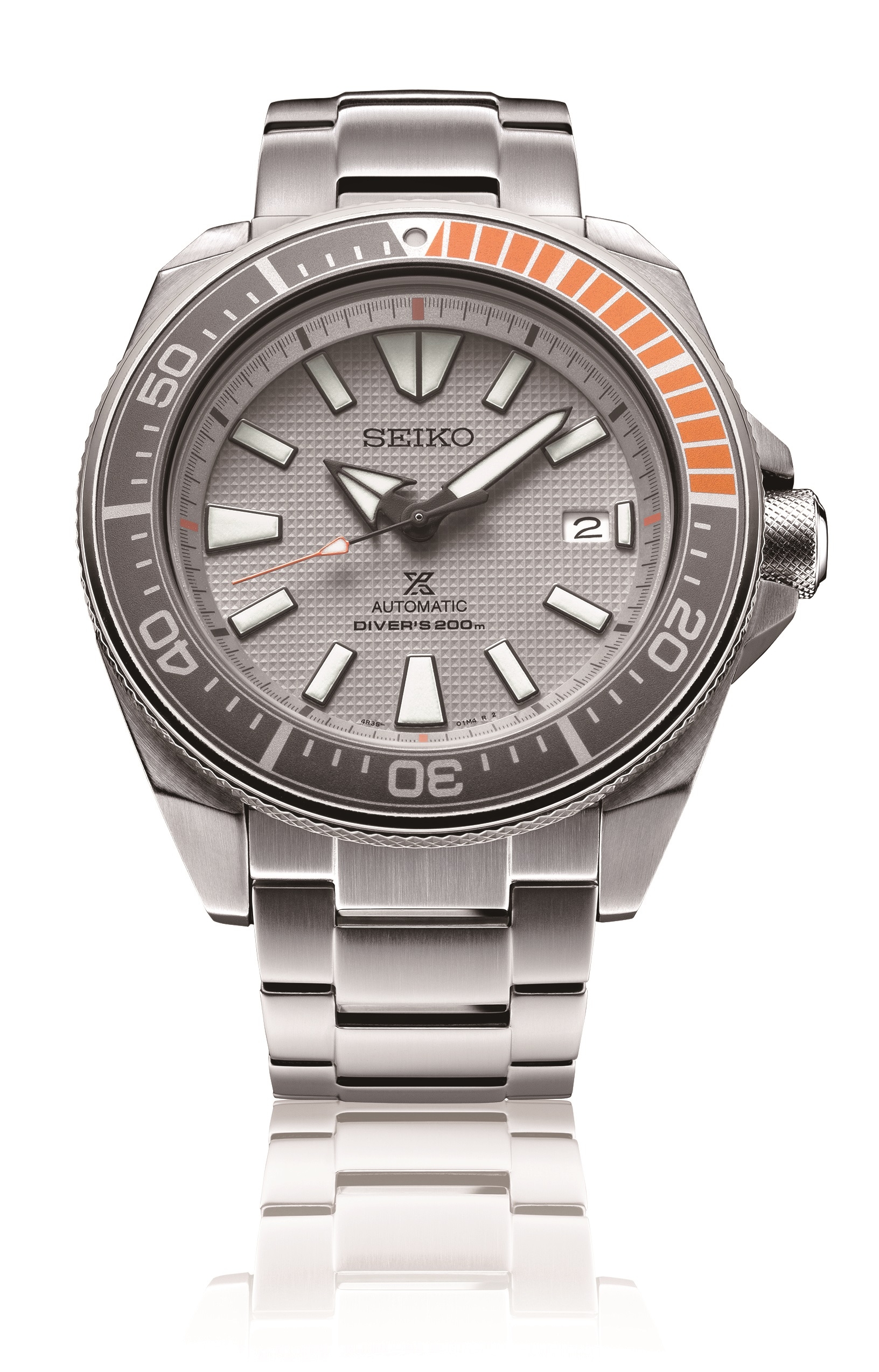 Seiko SRPD03 : Prospex Diver Samurai Stainless Steel / Dawn Grey