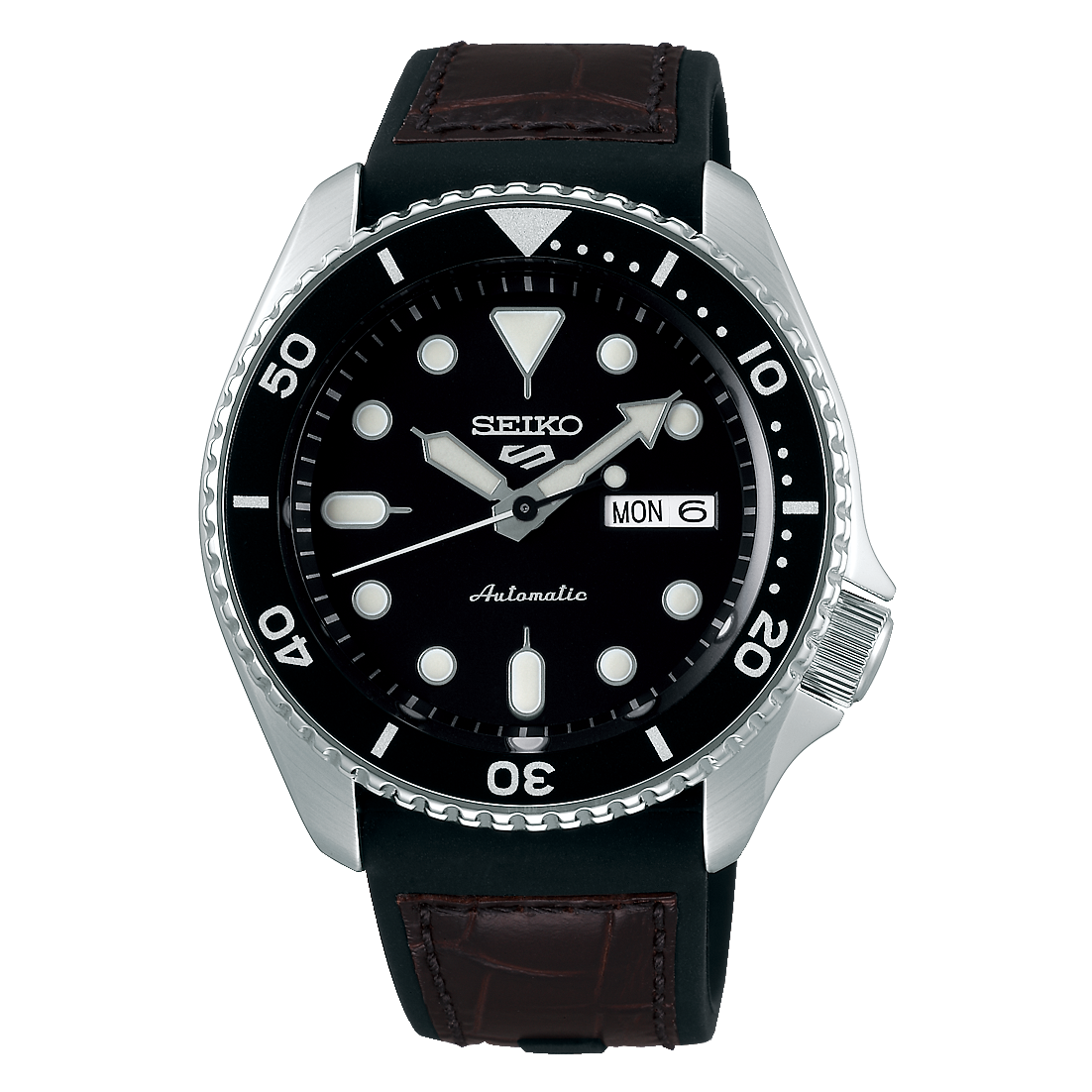 Seiko SRPD55K2 : 5 Sports Specialist Style Stainless Steel / Black / Rubber