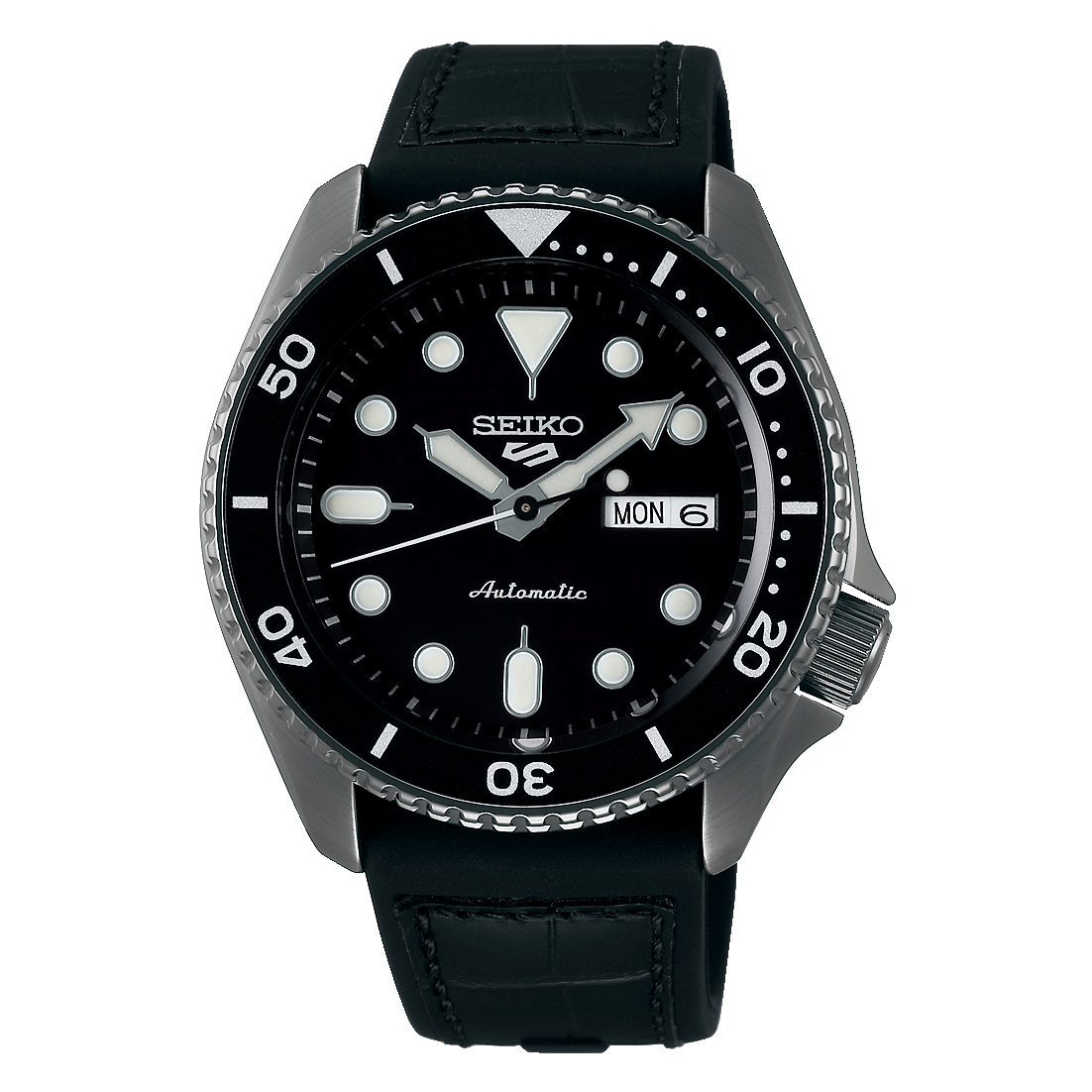 Seiko SRPD65K3 : 5 Sports Specialist Style Hard Coating / Black / Rubber