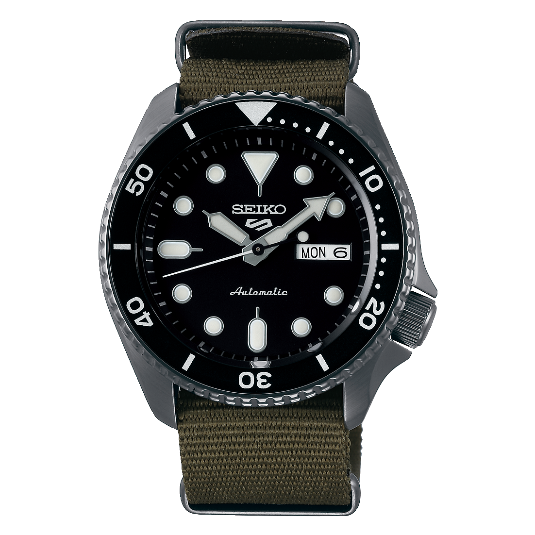 Seiko SRPD65K4 : 5 Sports Sports Style Hard Coating / Black / NATO