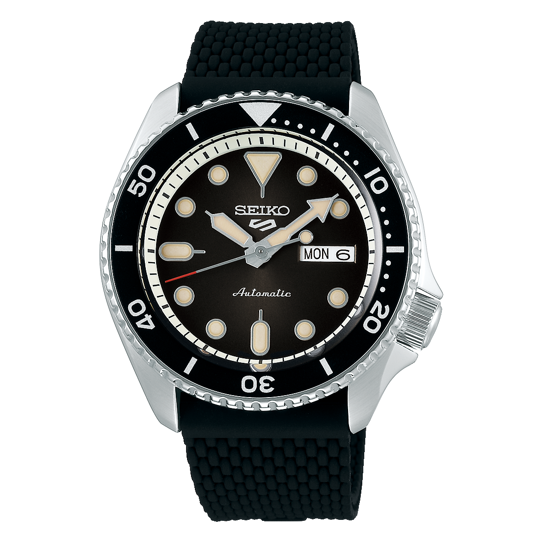 Seiko SRPD73K2 : 5 Sports Suits Style Stainless Steel / Black / Rubber