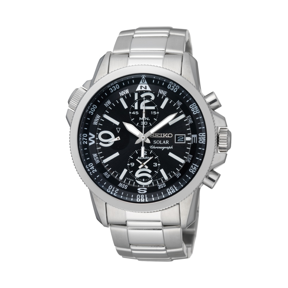 Seiko SSC075P1 : Prospex Land SSC075P1 Stainless Steel / Black / Bracelet