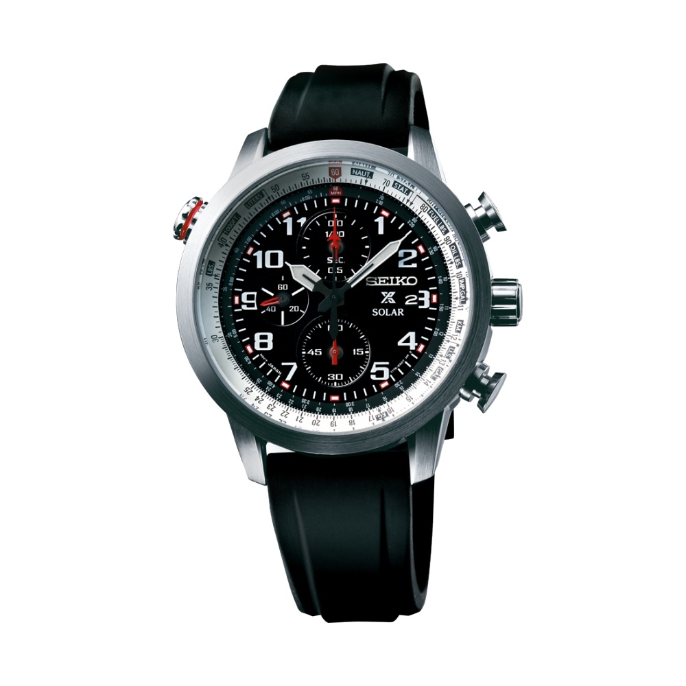Seiko SSC351P1 : Prospex Sky SSC351P1 Stainless Steel / Black