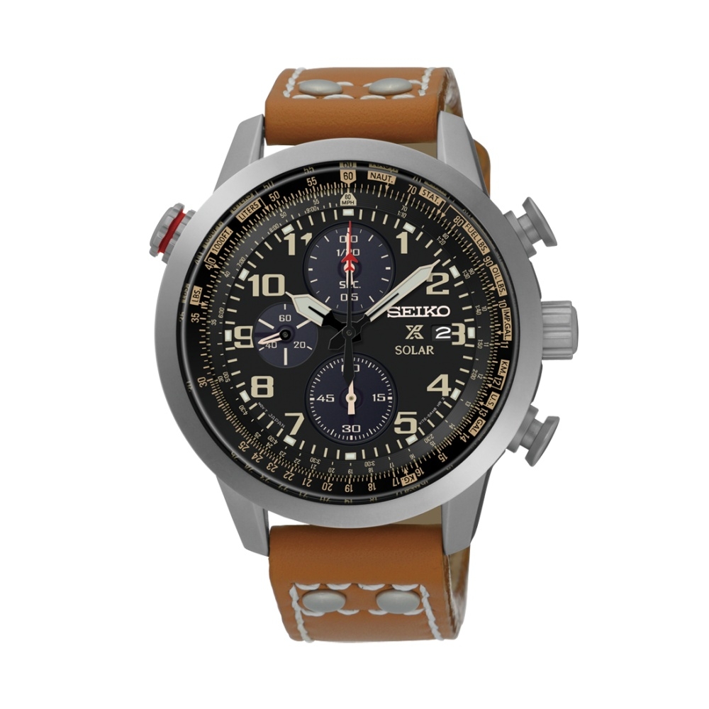 Seiko SSC421P1 : Prospex Sky SSC421P1 Stainless Steel / Black