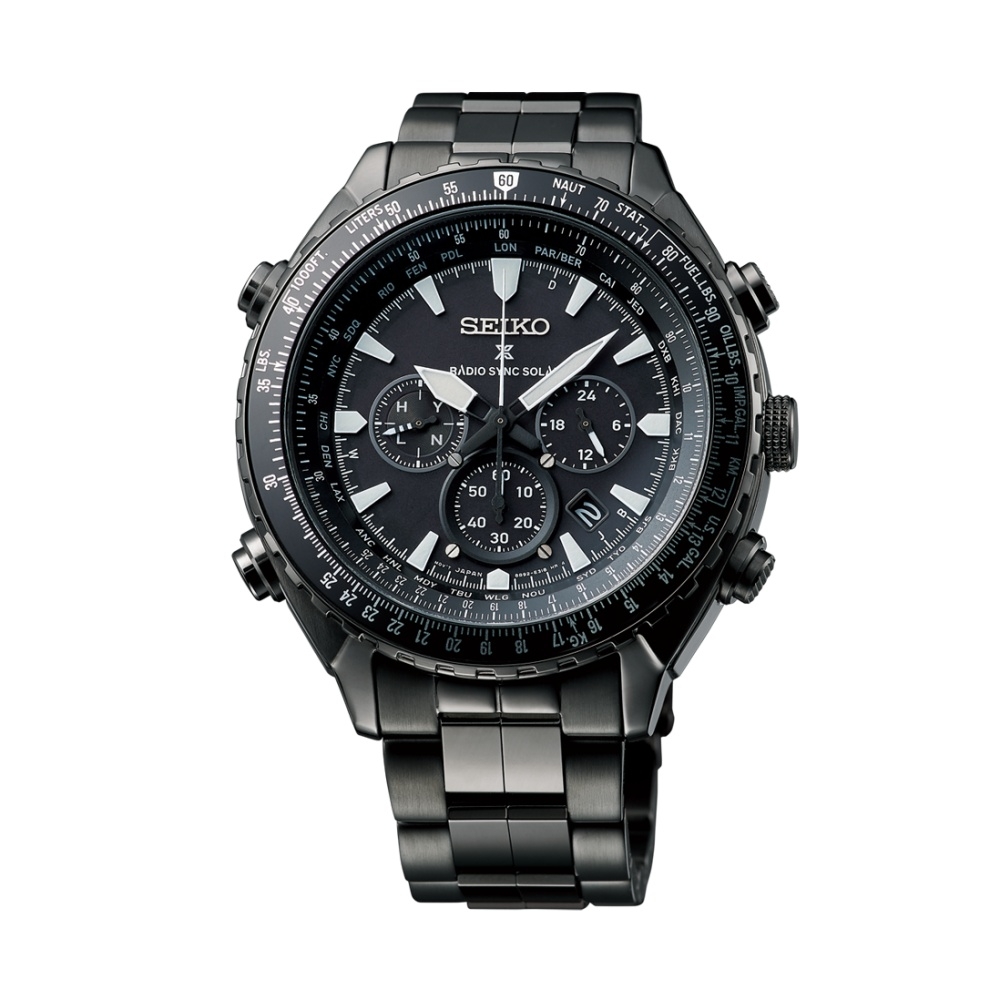 Seiko SSG003P1 : Prospex Sky SSG003P1 Stainless Steel / Black