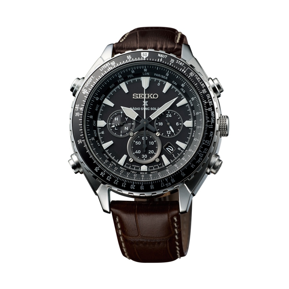 Seiko SSG005P1 : Prospex Sky SSG005P1 Stainless Steel / Black